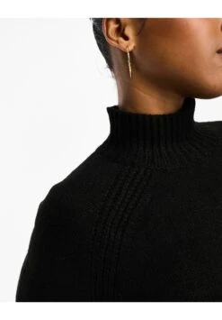 ASOS Knitted Oversized Midi Dress With High Neck 8 ASOS Knitted Oversized Midi Dress With High Neck -Free Vibe Shop asos Black Knitted Oversized Midi Dress With High Neck 2