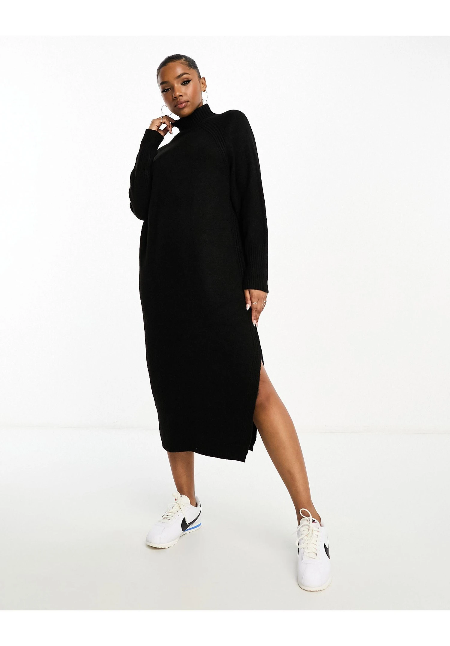 ASOS Knitted Oversized Midi Dress With High Neck 6 ASOS Knitted Oversized Midi Dress With High Neck - Image 4