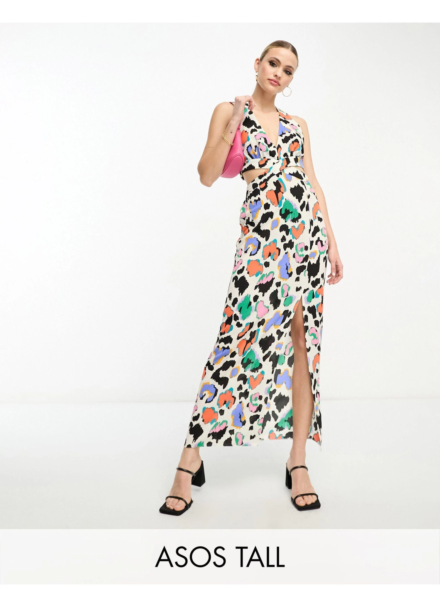 Asos Design Tall Halter Neck Cut Out Midi Dress 3 Asos Design Tall Halter Neck Cut Out Midi Dress