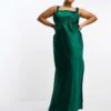 Asos Design Curve Exclusive Satin Lace Applique Detail Maxi Dress 2 Asos Design Curve Exclusive Satin Lace Applique Detail Maxi Dress -Free Vibe Shop asos Green Asos Design Curve Exclusive Satin Lace Applique Detail Maxi Dress