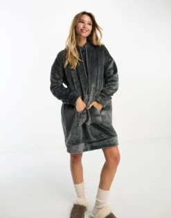 ASOS Lounge Super Soft Fleece Dress