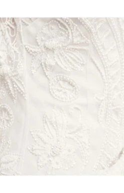 ASOS Neve Placement Embroidered And Beaded Cami Wedding Dress -Free Vibe Shop asos White Neve Placement Embroidered And Beaded Cami Wedding Dress 1