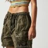 FREE PEOPLE Moon Bay Parachute Shorts -Free Vibe Shop free people Army Moon Bay Parachute Shorts