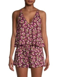 FREE PEOPLE Worth It 2 Piece Grapefruit Short Set