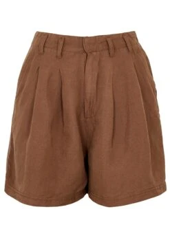 FREE PEOPLE Calla Linen-blend Shorts