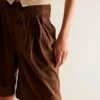 FREE PEOPLE Straight On Suede Shorts -Free Vibe Shop free people Chestnut Straight On Suede Shorts