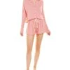 FREE PEOPLE Seeing Stripes Short Set -Free Vibe Shop free people Pink Seeing Stripes Short Set