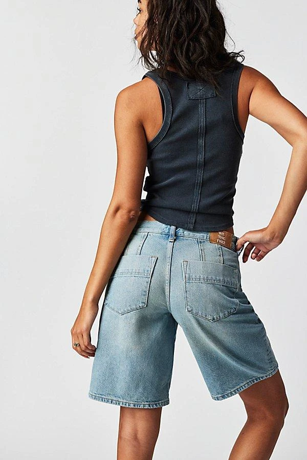 FREE PEOPLE Crvy Pasadena Long Shorts 3 FREE PEOPLE Crvy Pasadena Long Shorts