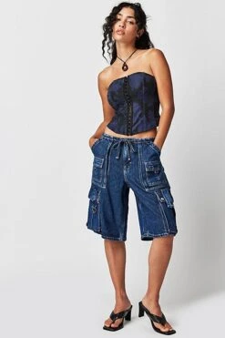 FREE PEOPLE Reina Cargo Shorts