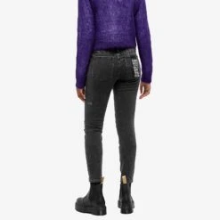 Ksubi Spray On Hell Cat Ripped Jean -Free Vibe Shop ksubi Black Spray On Hell Cat Ripped Jean 2