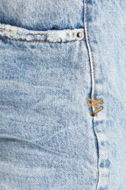 Ksubi Chlo Distressed High-rise Straight-leg Jeans -Free Vibe Shop ksubi Blue Chlo Distressed High rise Straight leg Jeans 3