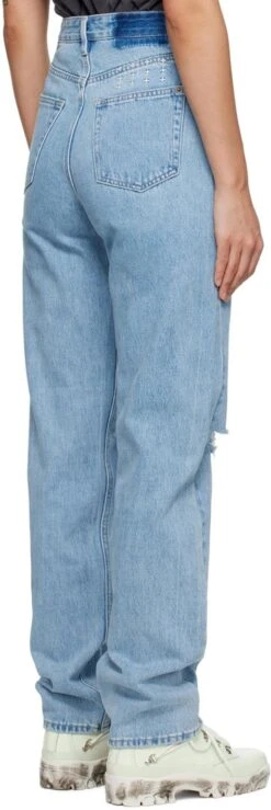 Ksubi Blue Playback Authentik Trashed Jeans -Free Vibe Shop ksubi Denim Playback Authentik Trashed Jeans 1