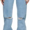 Ksubi Blue Playback Authentik Trashed Jeans