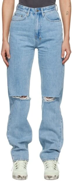 Ksubi Blue Playback Authentik Trashed Jeans