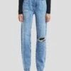 Ksubi Playback Kosmic Blue Trashed Jean In Mid Blue