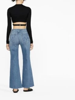 MOTHER The Roller Fray Jean -Free Vibe Shop mother BLUE The Roller Fray Jean 2