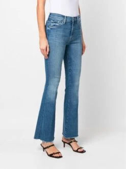 MOTHER The Weekender Fray Jean -Free Vibe Shop mother BLUE The Weekender Fray Jean 3