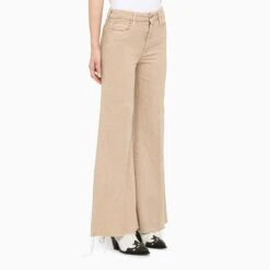 MOTHER Beige The Roller Jeans -Free Vibe Shop mother Beige The Roller Jeans 7