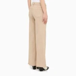 MOTHER Beige The Roller Jeans -Free Vibe Shop mother Beige The Roller Jeans 8