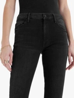 MOTHER High Waisted Looker Ankle -Free Vibe Shop mother Black High Waisted Looker Ankle 4