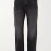 MOTHER + Net Sustain The Ditcher Cropped High-rise Straight-leg Jeans -Free Vibe Shop mother Black Net Sustain The Ditcher Cropped High rise Straight leg Jeans
