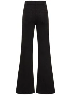 MOTHER The Hustler Roller Heel High Rise Jeans -Free Vibe Shop mother Black The Hustler Roller Heel High Rise Jeans 4