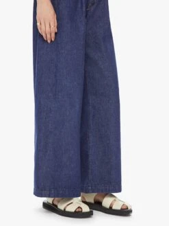 MOTHER Snacks! High Waisted Pleated Push Pop Nerdy -Free Vibe Shop mother Blue Snacks High Waisted Pleated Push Pop Nerdy 5