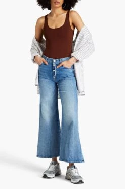 MOTHER The Fly Cut Tomcat High-rise Wide-leg Jeans