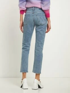 MOTHER The High Waisted Hiker Hover Jeans -Free Vibe Shop mother Blue The High Waisted Hiker Hover Jeans 2