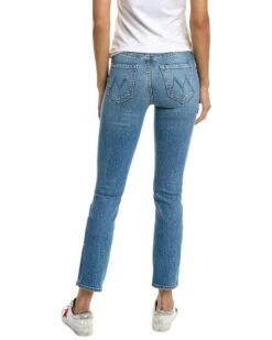 MOTHER The Mid-rise Dazzler Tropic Like It's Hot Ankle Cut Jean -Free Vibe Shop mother Blue The Mid rise Dazzler Tropic Like Its Hot Ankle Cut Jean 1