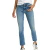 MOTHER The Mid-rise Dazzler Tropic Like It's Hot Ankle Cut Jean -Free Vibe Shop mother Blue The Mid rise Dazzler Tropic Like Its Hot Ankle Cut Jean