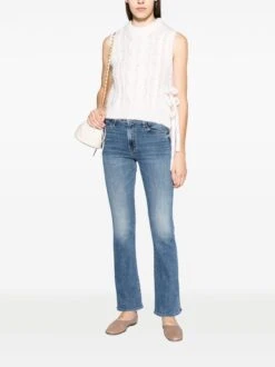 MOTHER The Outsider Flared Jeans -Free Vibe Shop mother Blue The Outsider Flared Jeans 3