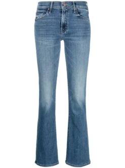 MOTHER The Outsider Flared Jeans -Free Vibe Shop mother Blue The Outsider Flared Jeans Womens Cottonelastanepolyester