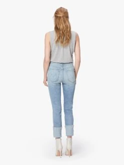 MOTHER The Pony Boy Ankle Fray Mapping It Out -Free Vibe Shop mother Blue The Pony Boy Ankle Fray Mapping It Out 2