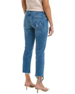 MOTHER The Tomcat Completely Over Straight Leg Jean -Free Vibe Shop mother Blue The Tomcat Completely Over Straight Leg Jean 1