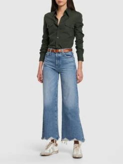 MOTHER The Tomcat Roller Chew High Rise Jeans -Free Vibe Shop mother Blue The Tomcat Roller Chew High Rise Jeans 1