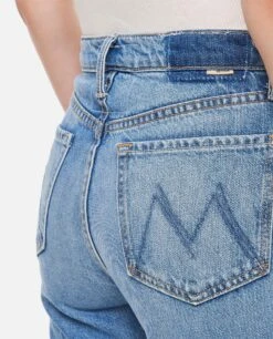 MOTHER The Tomcat Roller Cotton Jeans -Free Vibe Shop mother Blue The Tomcat Roller Cotton Jeans 3