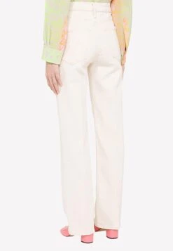 MOTHER The Rambler Skimp Straight-leg Jeans -Free Vibe Shop mother Cream The Rambler Skimp Straight leg Jeans 2