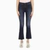 MOTHER Dark Blue Cropped Jeans -Free Vibe Shop mother Dark Blue Cropped Jeans