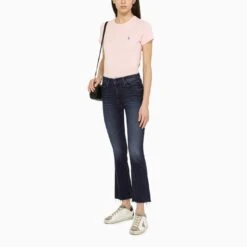 MOTHER Dark Blue Cropped Jeans -Free Vibe Shop mother Dark Blue Cropped Jeans 6