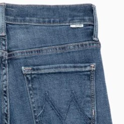 MOTHER Insider Crop Sted Jeans -Free Vibe Shop mother GCR Insider Crop Sted Jeans 2