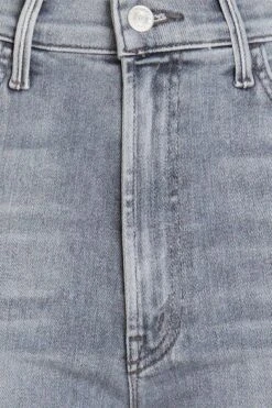 MOTHER The Hustler Ankle Faded High-rise Flared Jeans -Free Vibe Shop mother Gray The Hustler Ankle Faded High rise Flared Jeans 3