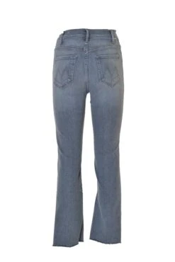 MOTHER High Waist Cropped Jeans -Free Vibe Shop mother Grey High Waist Cropped Jeans 1