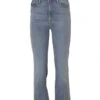 MOTHER High Waist Cropped Jeans -Free Vibe Shop mother Grey High Waist Cropped Jeans