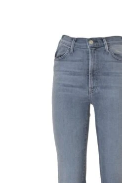 MOTHER High Waist Cropped Jeans -Free Vibe Shop mother Grey High Waist Cropped Jeans 2