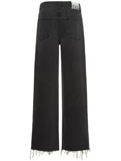 MOTHER Snacks Fun Dip Puddle Slice Frayed Jeans -Free Vibe Shop mother Grey Snacks Fun Dip Puddle Slice Frayed Jeans 4