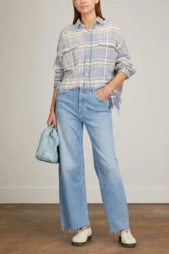 MOTHER High Waist Ankle Fray Jean -Free Vibe Shop mother High Waist Ankle Fray Jean 1