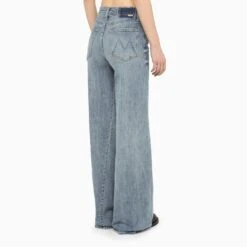 MOTHER Light Blue Wide Flared Jeans -Free Vibe Shop mother Light Blue Wide Flared Jeans 10