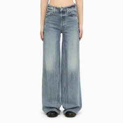 MOTHER Light Blue Wide Flared Jeans -Free Vibe Shop mother Light Blue Wide Flared Jeans 3
