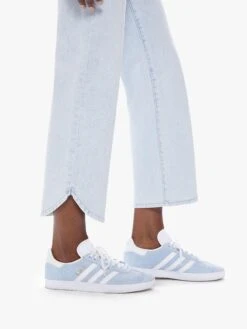 MOTHER The Rambler Zip Matinee Ankle -Free Vibe Shop mother LightPastel Blue The Rambler Zip Matinee Ankle 3